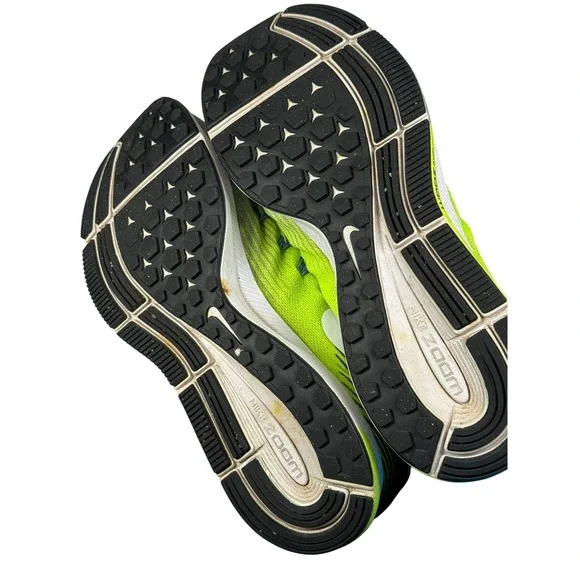 Nike Air Zoom Pegasus 33 Womens 11 Gray Volt Running Trainer Gym Athletic Shoe - Picture 6 of 7